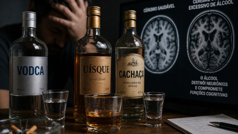 Vodca, Uísque e Cachaça: Por Que os Destilados São os Mais Perigosos para o Cérebro