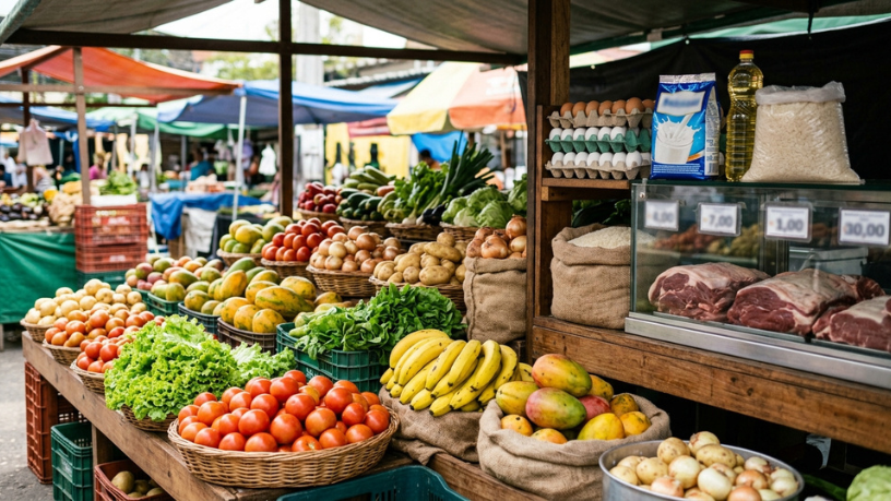 Preço dos alimentos começa a aliviar no Brasil: veja o que está ficando mais barato e o que ainda pesa no bolso